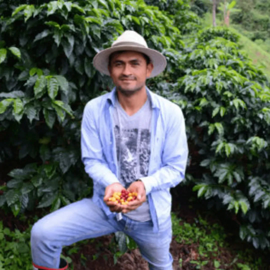 Oscar on his Coffee Farm Finca Los Nogales