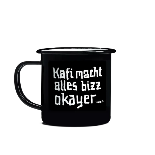 ViCAFE Emaille Tassen