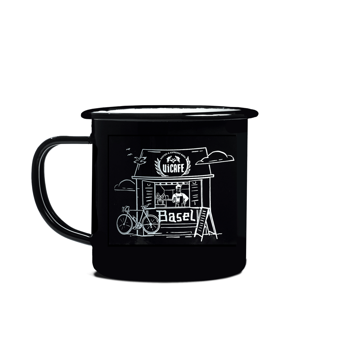 ViCAFE Enamel Cup