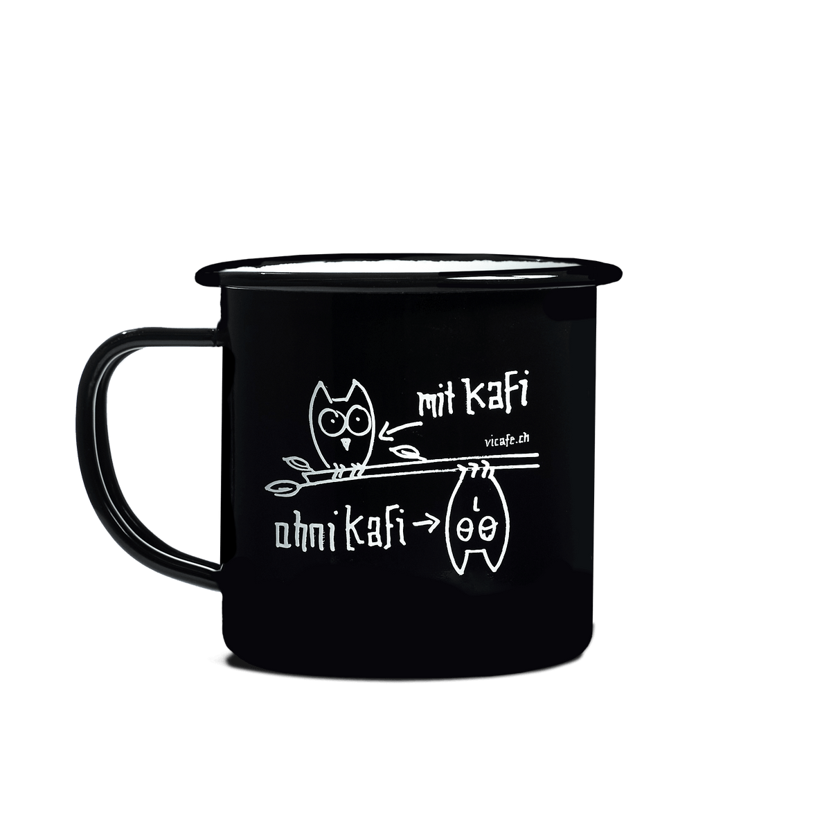 ViCAFE Enamel Cup